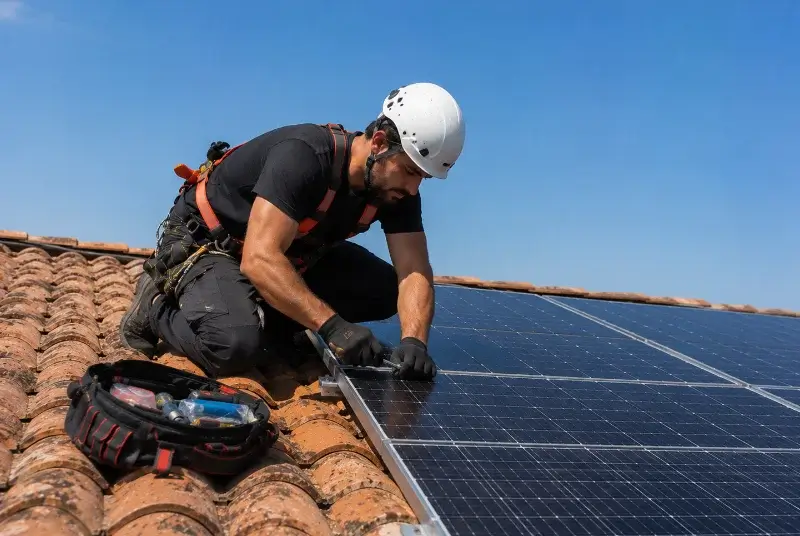 Maintenance et monitoring de panneaux solaires à Saulnières