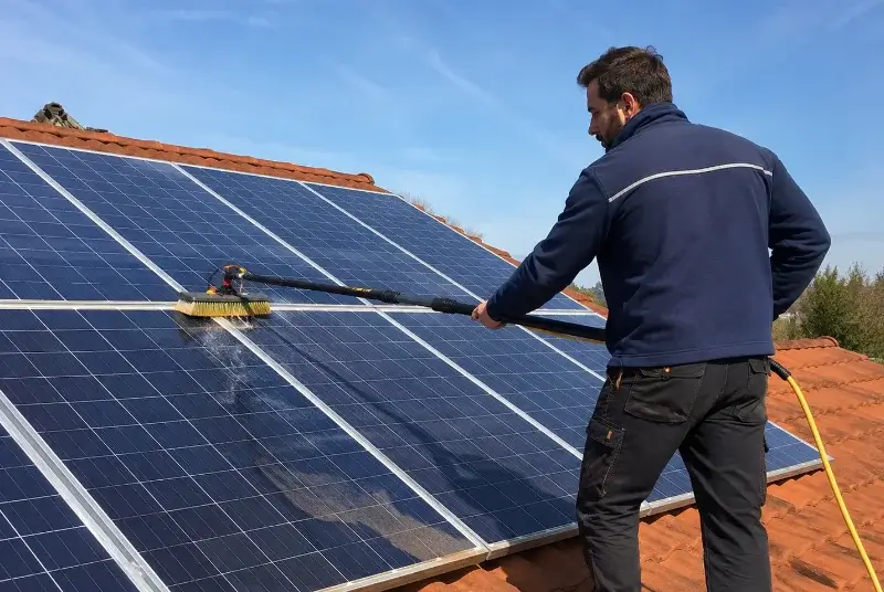 Nettoyage et entretien de panneaux solaires à Saulnières